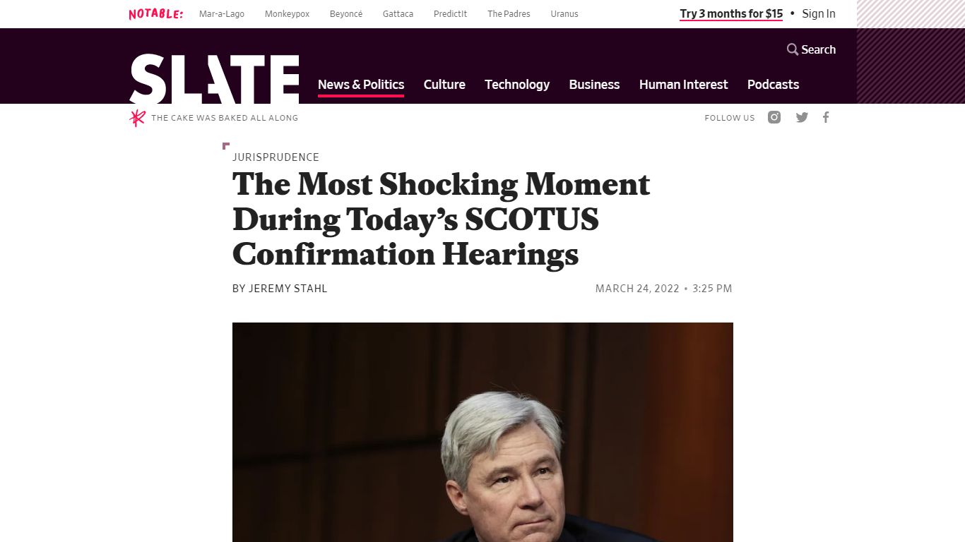 The most shocking moment during today’s Supreme Court confirmation ...